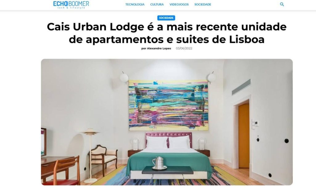 Cais Urban Lodge é a mais recente unidade de apartamentos e suites de Lisboa