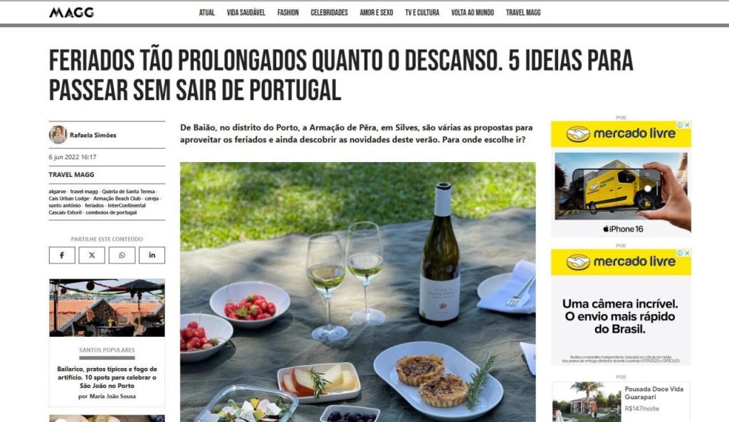 Feriados tão prolongados quanto o descanso. 5 ideias para passear sem sair de Portugal