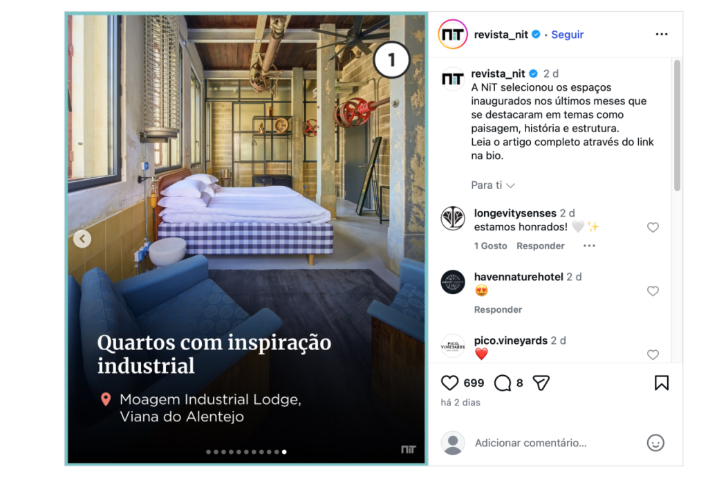 Os 10 melhores quartos de hotel que nasceram em Portugal este ano