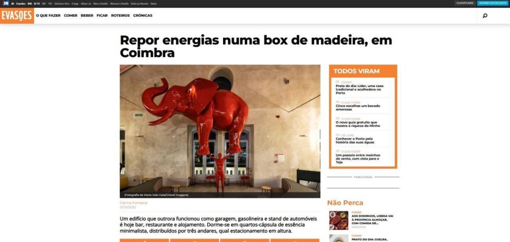 Repor energias numa box de madeira, em Coimbra